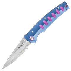 Нож складной Mcusta Katana (длина: 195мм, лезвие: 85мм), синий-пурпурный