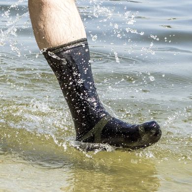 Шкарпетки водонепроникні Dexshell Trekking, р-р L, з зеленою смужкою