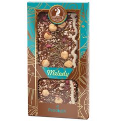Шоколад молочный Shoud'e Melody Рапсодия (фундук, цукаты, розмарин, изюм, 100г)