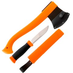 Набор туристический Mora Outdoor (топор Outdoor Axe + нож Outdoor 2000), оранжевый