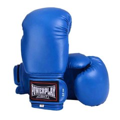 Боксерські рукавиці PowerPlay 3004 Classic Сині 10 унцій