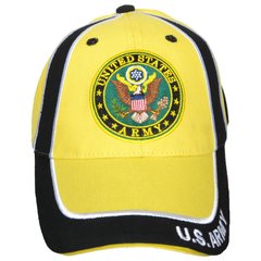 Кепка Eagle Crest U.S.Army W/Logo, желтая/черная
