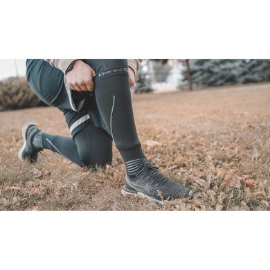 Шкарпетки водонепроникні Dexshell Compression Mudder, р-р S, сірі