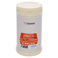 Термоконтейнер пищевой Zojirushi SW-FBE75YP (ложка, 0,75л), желтый