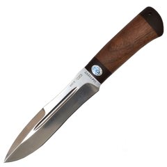 Нож АиР Скорпион, рукоять дерево (длина: 27.0см, лезвие: 16.0см), ножны кожа