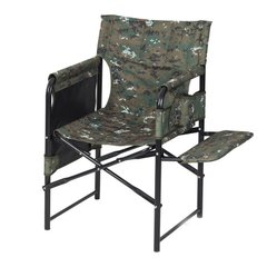 Кресло складное туристическое Vitan Режиссер Супер Эконом (840х730х530мм), камуфляж бирюза, полка