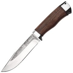 Нож АиР Турист, рукоять дерево (длина: 26.5см, лезвие: 14.0см), ножны кожа