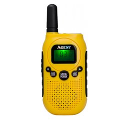Рация Agent AR-T6 (0.5W, PMR446, 446 MHz, до 4 км, 8 каналов, АКБ), желтая