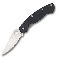 Нож складной Spyderco Military (длина: 240мм, лезвие: 100мм), черный