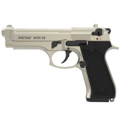 Пистолет сигнальный, стартовый Retay Beretta 92FS Mod.92 (9мм, 15 зарядов), сатин