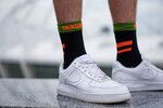 Шкарпетки водонепроникні Dexshell Running, p-p XL, з помаранчевими смугами