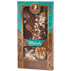 Шоколад черный Shoud'e Melody Фантазия (инжир, кофе в зернах, фундук, миндаль, цукаты, 100г)